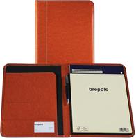 Brepols Palermo schrijfmap, ft A5, camel met notitieblok