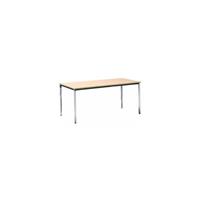 NEUTRALE PRODUKTLINIE Besprechungstisch, 720/735 x 2000 x 800 mm, chrom/Buche - 