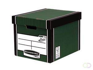 Bankers Box premium hoge opbergdoos, ft 33 x 29,8 x 38,1 cm, groen