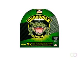 Plakband pattex crocodile 50mmx20m zwart