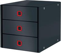 LEITZ Schubladenbox Click & Store Cosy  grau DIN A4 mit 3 Schubladen