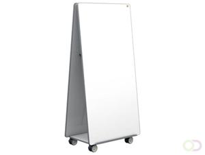 Nobo Move & Meet mobiel systeem met 2 whiteboard panelen, ft 180 x 90 cm