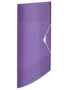 Esselte Colour'Breeze elastomap met 3 kleppen, PP, ft A4, lavendel