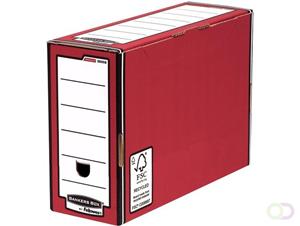 Bankers Box premium transfer archiefdoos, ft 12,7 x 25,4 x 35,9 cm, rood