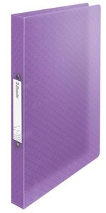 Esselte Colour'Breeze ringmap, 2 ringen, PP, ft A4, met soepele kaft, lavendel
