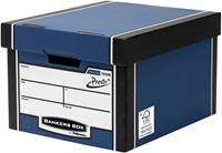 bankersbox 10 x Bankers Box Archivbox Standard BxHxT 34x25,7x40cm blau