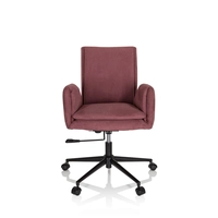 Hjh OFFICE Flow PRO - Thuisgebruik bureaustoel, Stof, Bordeaux