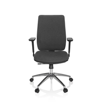 Hjh OFFICE Integrio I - Professionele bureaustoel, Stof, Donkergrijs