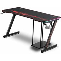 MY SIT Gaming Tisch 140 cm TITAN mit LED Beleuchtung und Mauspad - 