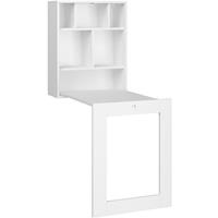 BIM FURNITURE Klappbarer Wandhängeschreibtisch TILT weiß matt