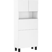 BIM FURNITURE HOMI ausziehbarer Schreibtisch weiß matt