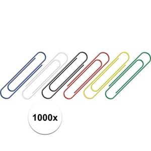 1000 Stuks Gekleurde Paperclips 26 Mm