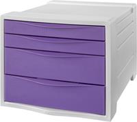 Esselte Schubladenbox Colour, Breeze, 4 SchÃ¼be, lavendel