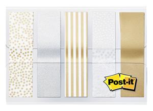 Post-it Index, Metallic Collection, ft 11,9 mm x 43,2mm, 5 x 20 stuks