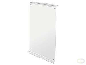 Sigel whiteboard Akoestiek 30 x 60 cm acryl transparant/wit