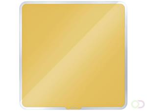 Glasbord Leitz Cosy magnetisch 450x450mm geel