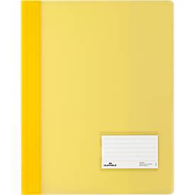 DURABLE Premium presentatiemap, voor A4, hard pvc, 25 stuks, geel