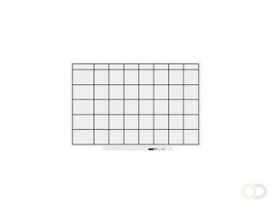 Whiteboard Rocada Skinplanner 75x115cm wit gelakt