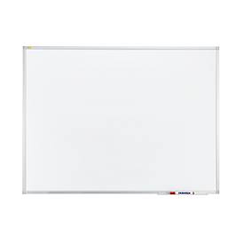Whiteboard Franken X-tra! Lijn, wit geëmailleerd, antimicrobieel, magnetisch, B 1200 x H 900 mm