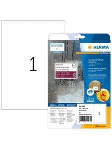 HERMA 10 wetterfeste Folienetiketten 4584 weiÃ