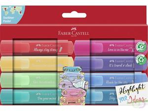 FABER-CASTELL 8 TL 46 Pastell Textmarker farbsortiert