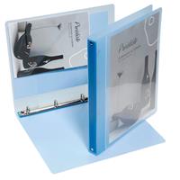 EICHNER PrÃ¤sentationsringbuch 4-Ringe blau-transparent