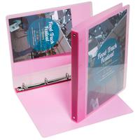 EICHNER PrÃ¤sentationsringbuch 4-Ringe rot-transparent