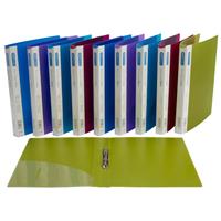 RAPESCO 10 RingbÃ¼cher 2-Ringe grÃ¼n, blau, pink, violett, hellblau 2,6 cm DIN A4