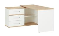 Mia & Mo Eck-Schreibtisch ¦ weiß ¦ Maße (cm): B: 150 H: 75 T: 124  - Möbel Kraft