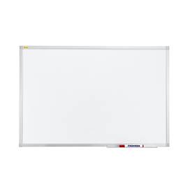 Whiteboard Franken X-tra! Lijn, wit geëmailleerd, antimicrobieel, magnetisch, B 900 x H 600 mm