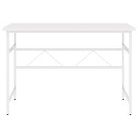 vidaXL Computertisch Weiß 105x55x72 cm MDF und Metall 