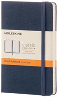 Moleskine Notizbuch Pocket A6 liniert Hardcover 96 Blatt saphir