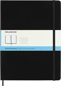 Moleskine Notizbuch XL 19x25cm Punktraster Hardcover 96 Blatt schwarz