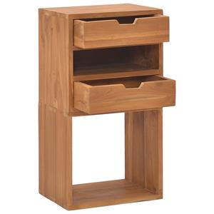 VidaXL Aufbewahrungsschrank 40x30x76 cm Massivholz Teak braun