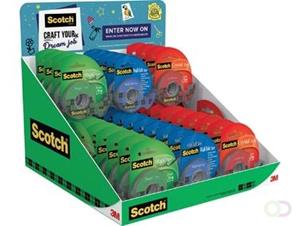 Scotch plakband toonbank display mix met 48 stuks