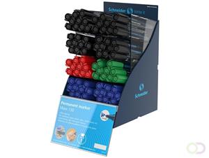 Schneider Marker  Maxx 130 Permanent Ronde Punt Sis-display 80 Stuks