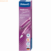 Pelikan Füllhalter o P481L L Linkshänder M Stardust pink glitze