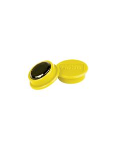 Nobo Magnetic Whiteboard Magnets 10 Pack 13mm Coloured Magnets Yellow