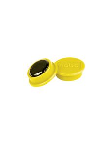 Nobo Magnet 24mm Geel Pack of 10