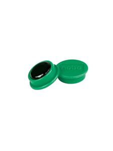 Nobo Magnet rund 24mm VE=10 StÃ¼ck grÃ¼n