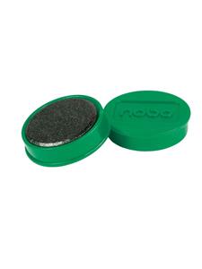 Nobo Magnet rund 32mm VE=10 StÃ¼ck grÃ¼n