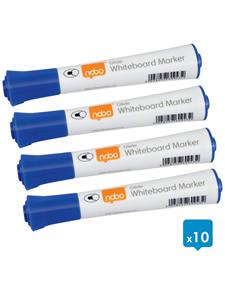 NOBO MarkerGlide Nobo StdBar BullTip Blauw /10