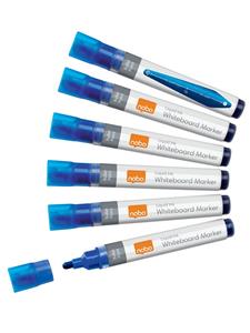 Nobo MarkerLiqInk StdBar BullTip Blauw/10