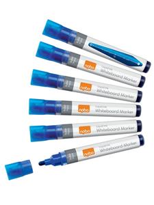 Nobo Boardmarker Liquid Ink Rundspitze VE=10 StÃ¼ck blau