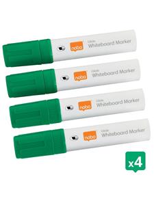 Nobo Boardmarker Glide Keilspitze VE=4 StÃ¼ck grÃ¼n