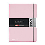 herlitz Notizheft my.book flex Pastell, A4, PP-Cover, rosÃ¨-