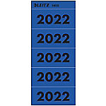 LEITZ Ordner-Inhaltsschild , Jahreszahl 2022, , blau