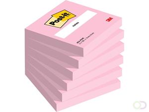 Post-It Gekleurde memoblaadjes 654-PNK Roze 76 x 76 (B x H) mm