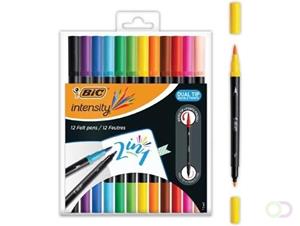 Bic Intensity Viltstift 0,5 mm Kleurenassortiment 12 Stuks