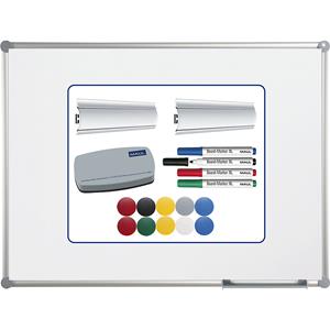 MAUL Whiteboard 2000 MAULpro Set, plaatstaal, gecoat, b x h = 1210 x 910 mm